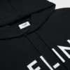 Sudadera holgada con capucha CELINE de felpa de algodón Sudadera holgada con capucha CELINE de felpa de algodón
