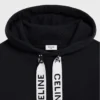 Sudadera holgada con capucha CELINE de felpa de algodón Sudadera holgada con capucha CELINE de felpa de algodón