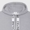 Sudadera holgada con capucha CELINE de felpa de algodón Sudadera holgada con capucha CELINE de felpa de algodón