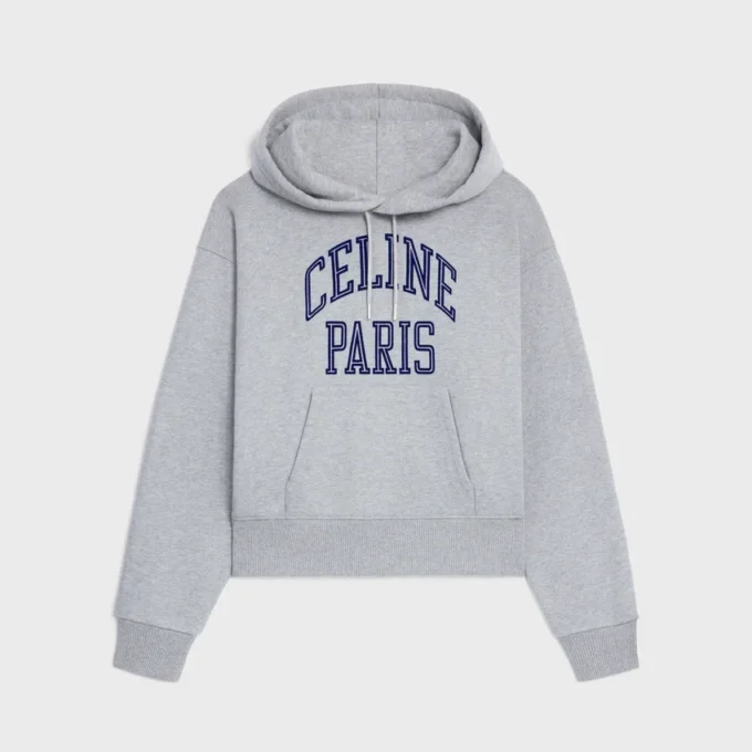 Sudadera holgada con capucha de felpa de algodón Sudadera holgada con capucha de felpa de algodón