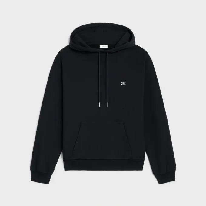 Sudadera holgada con capucha Triomphe en cachemira y algodón Sudadera holgada con capucha Triomphe en cachemira y algodón