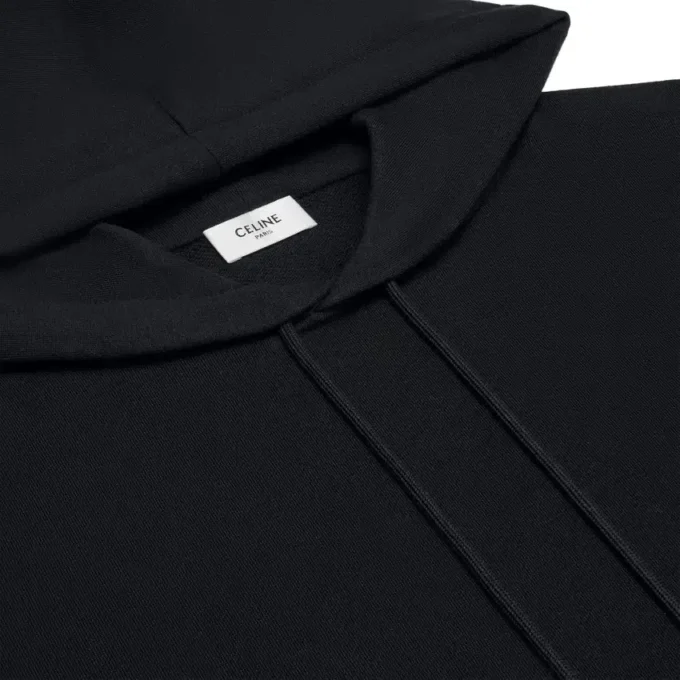 Sudadera holgada con capucha Triomphe en cachemira y algodón Sudadera holgada con capucha Triomphe en cachemira y algodón