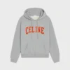 Sudadera holgada con capucha y cremallera en felpa de algodón Sudadera holgada con capucha y cremallera en felpa de algodón