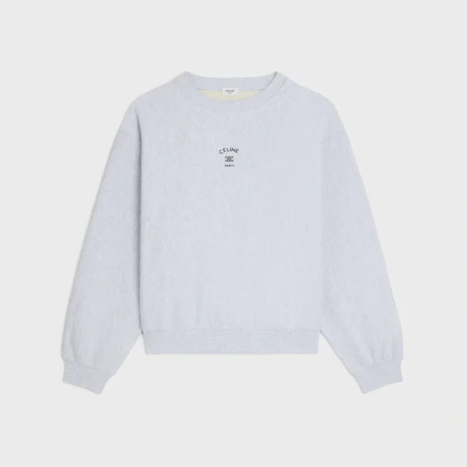 Sudadera holgada de felpa de algodón Sudadera holgada de felpa de algodón