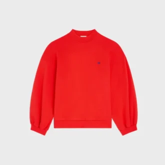 Sudadera holgada de felpa de algodón