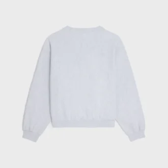 Sudadera holgada de felpa de algodón