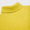 Suéter de cuello alto en lana Shetland