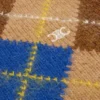 Suéter de cuello redondo en lana con diseño Argyle