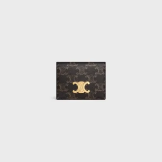 Tarjetero plegable Triomphe Canvas en lona Triomphe Canvas