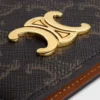 Tarjetero plegable Triomphe Canvas en lona Triomphe Canvas Tarjetero plegable Triomphe Canvas en lona Triomphe Canvas