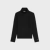 Top de cuello alto en jersey de algodón deportivo Top de cuello alto en jersey de algodón deportivo