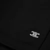 Top de cuello alto en jersey de algodón deportivo Top de cuello alto en jersey de algodón deportivo