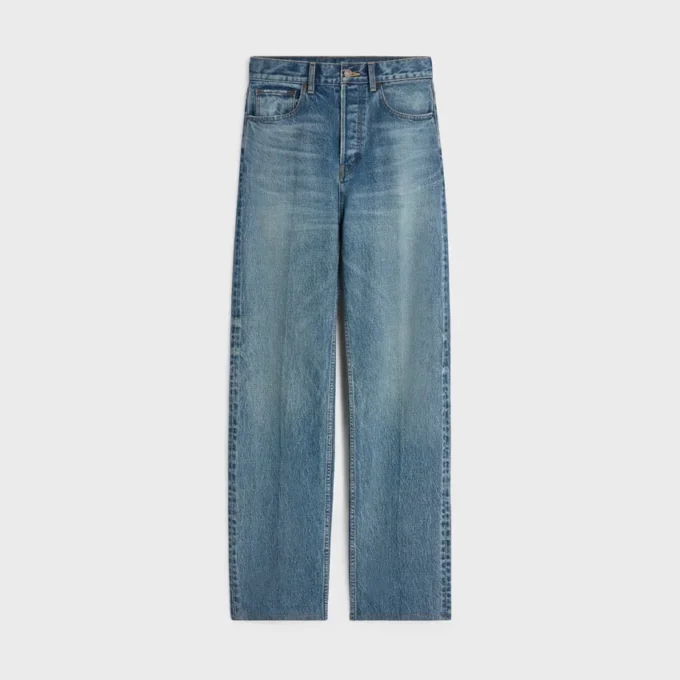 Vaqueros boyfriend 001 en denim de algodón Vaqueros boyfriend 001 en denim de algodón