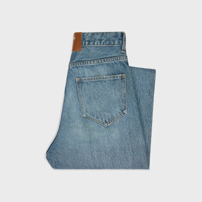 Vaqueros boyfriend 001 en denim de algodón Vaqueros boyfriend 001 en denim de algodón