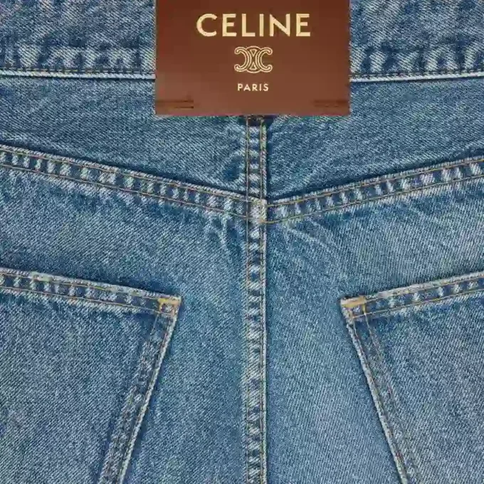 Vaqueros boyfriend 001 en denim de algodón Vaqueros boyfriend 001 en denim de algodón