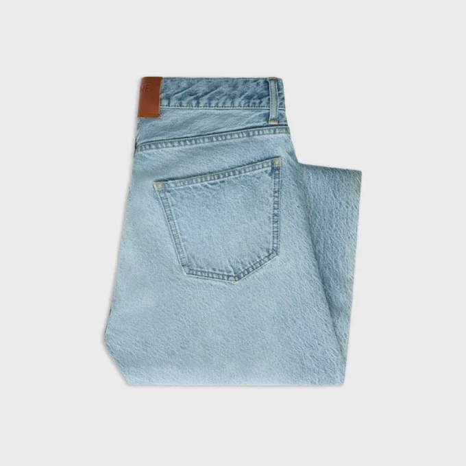 Vaqueros boyfriend 001 en denim de algodón Vaqueros boyfriend 001 en denim de algodón