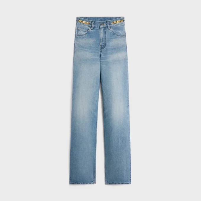 Vaqueros Kitty en denim lavado Pismo Vaqueros Kitty en denim lavado Pismo
