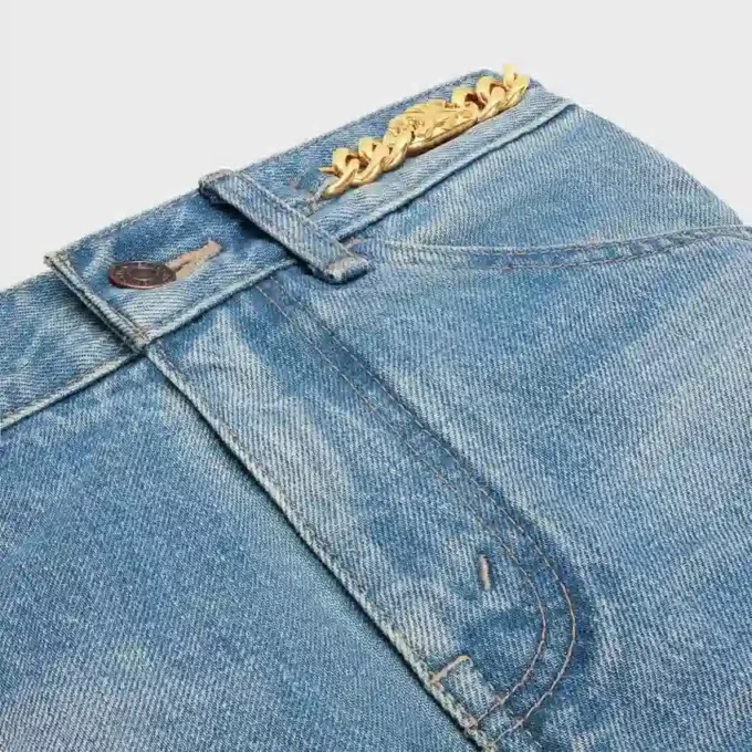 Vaqueros Kitty en denim lavado Pismo Vaqueros Kitty en denim lavado Pismo