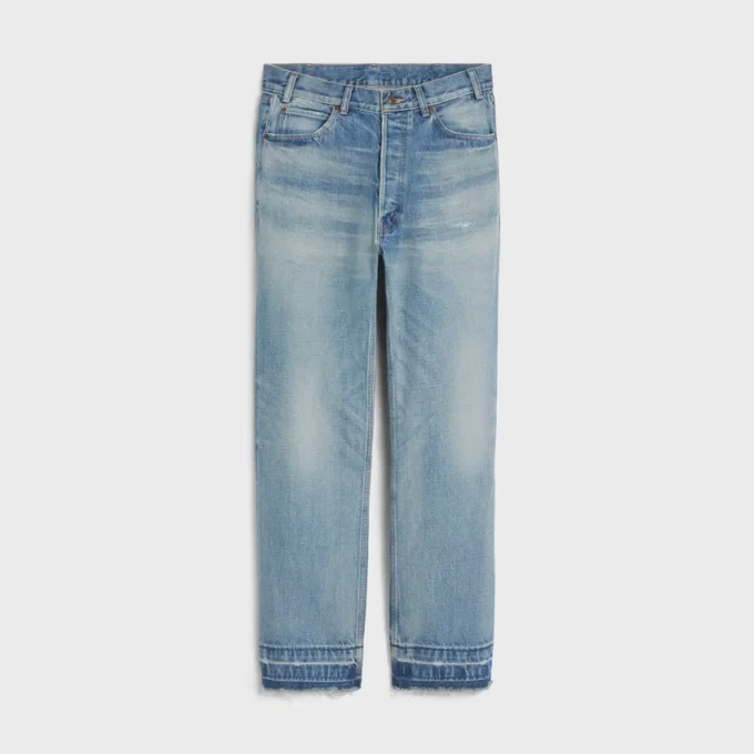 Vaqueros Wesley en denim de algodón