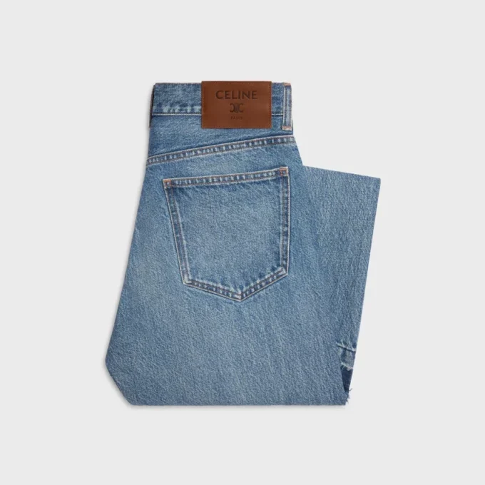 Vaqueros Wesley en denim de algodón