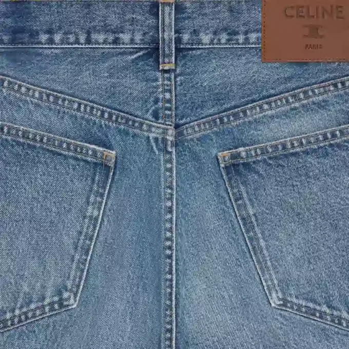 Vaqueros Wesley en denim de algodón