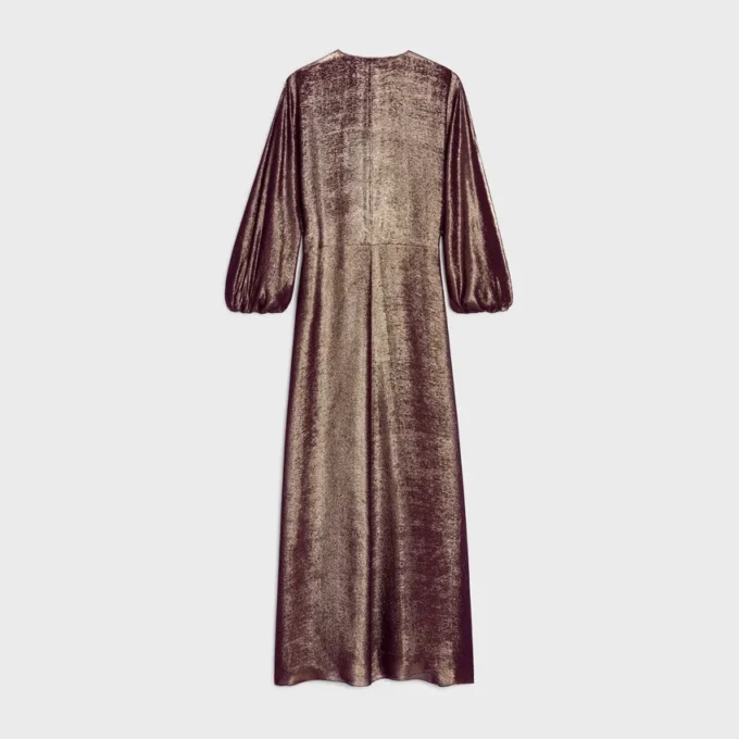 Vestido caftán de seda de llama Vestido caftán de seda de llama