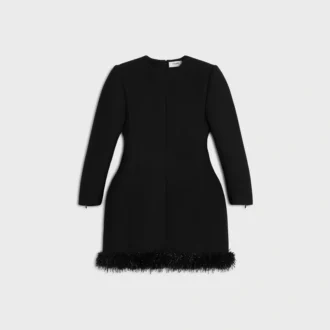 Vestido de lana tricotina