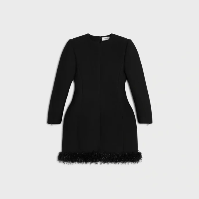 Vestido de lana tricotina