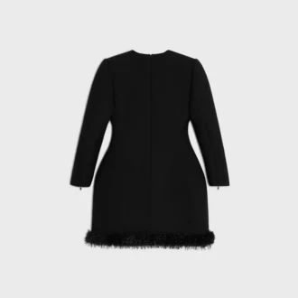Vestido de lana tricotina