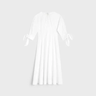 Vestido de popelín de algodón