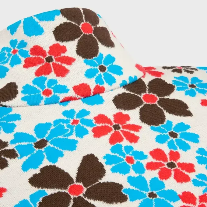 Vestido midi en jacquard de poliamida Vestido midi en jacquard de poliamida
