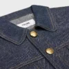 Vestido mini de denim con lavado crudo Vestido mini de denim con lavado crudo