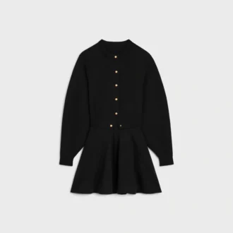 Vestido mini de lana