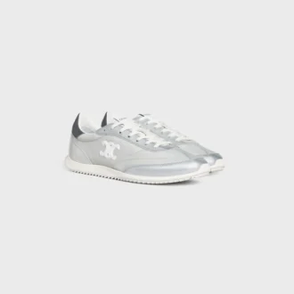 Zapatilla deportiva Racer en nailon, piel de becerro laminada y piel de becerro
