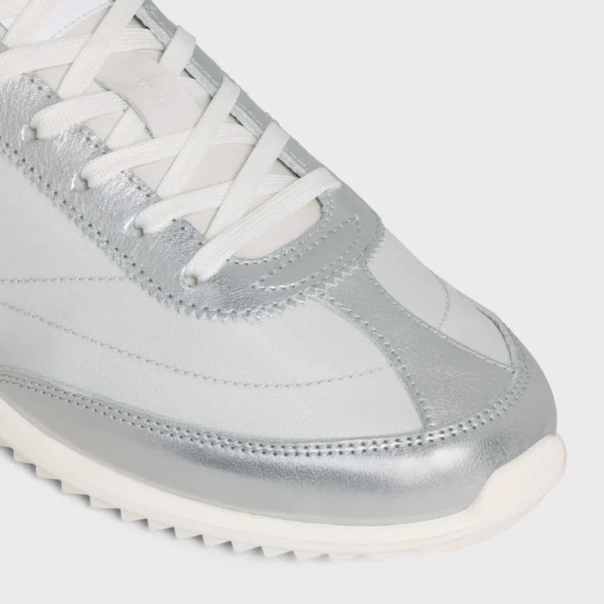 Zapatilla deportiva Racer en nailon, piel de becerro laminada y piel de becerro