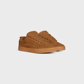 Zapatillas bajas con cordones CELINE Huntington en piel de becerro de gamuza y malla