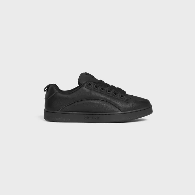 Zapatillas bajas con cordones CELINE Huntington en piel ablandada y malla Zapatillas bajas con cordones CELINE Huntington en piel ablandada y malla
