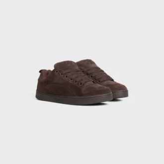Zapatillas bajas con cordones CELINE Huntington en piel de becerro de gamuza y malla