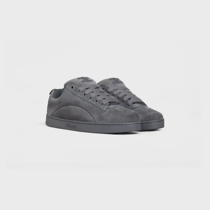Zapatillas bajas con cordones CELINE Huntington en piel de becerro de gamuza y malla Zapatillas bajas con cordones CELINE Huntington en piel de becerro de gamuza y malla