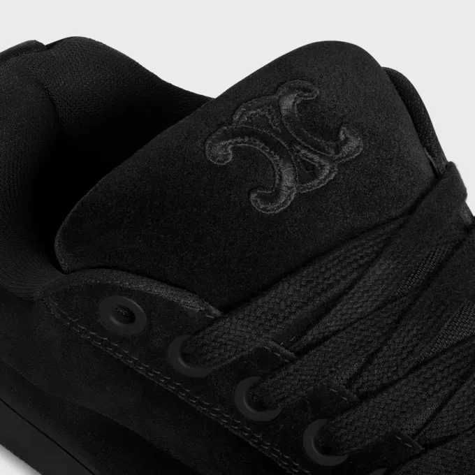 Zapatillas bajas con cordones CELINE Huntington en piel de becerro de gamuza y malla Zapatillas bajas con cordones CELINE Huntington en piel de becerro de gamuza y malla