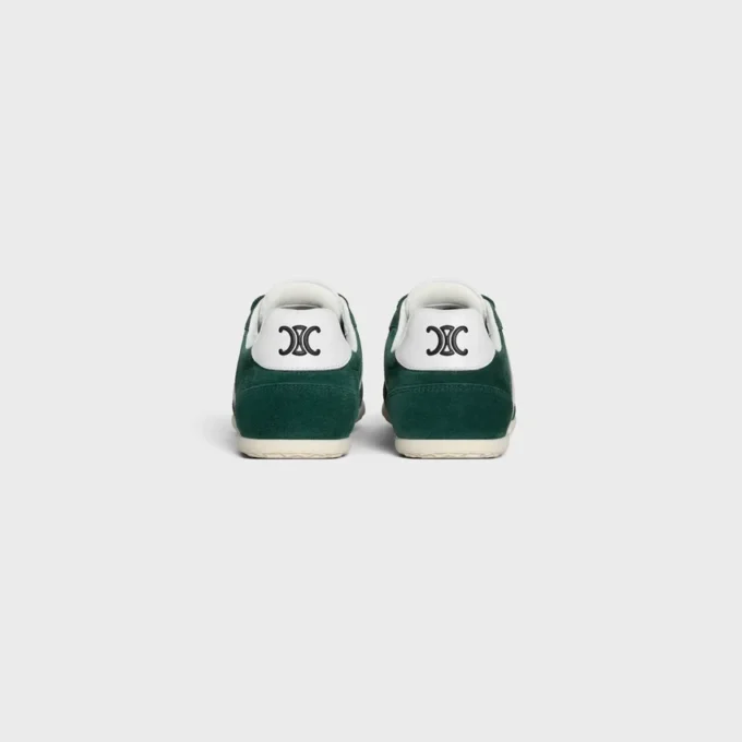 Zapatillas bajas con cordones CELINE Jogger con el motivo Triomphe en piel de becerro de gamuza y piel de becerro Zapatillas bajas con cordones CELINE Jogger con el motivo Triomphe en piel de becerro de gamuza y piel de becerro
