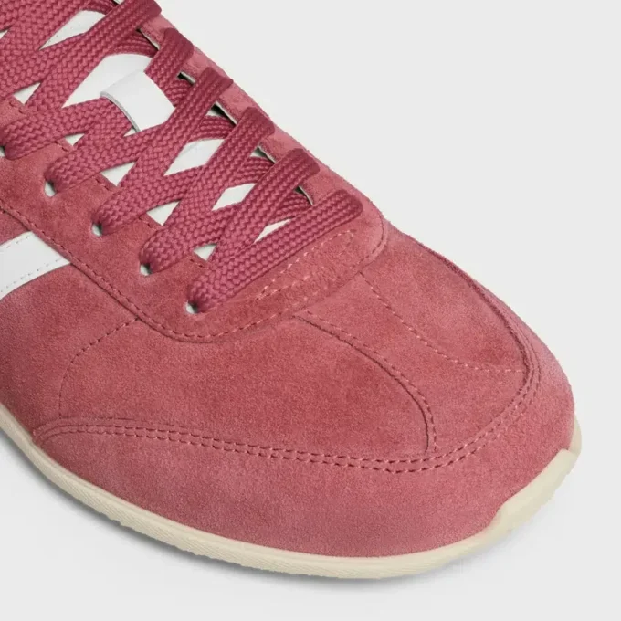 Zapatillas bajas con cordones CELINE Jogger con el motivo Triomphe en piel de becerro de gamuza y piel de becerro Zapatillas bajas con cordones CELINE Jogger con el motivo Triomphe en piel de becerro de gamuza y piel de becerro