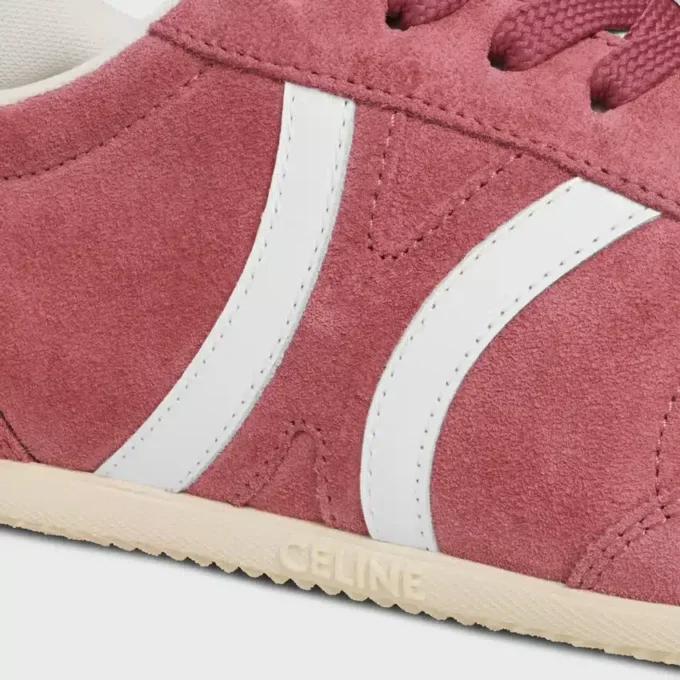 Zapatillas bajas con cordones CELINE Jogger con el motivo Triomphe en piel de becerro de gamuza y piel de becerro Zapatillas bajas con cordones CELINE Jogger con el motivo Triomphe en piel de becerro de gamuza y piel de becerro