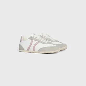 Zapatillas bajas con cordones CELINE Jogger en piel de becerro y ante
