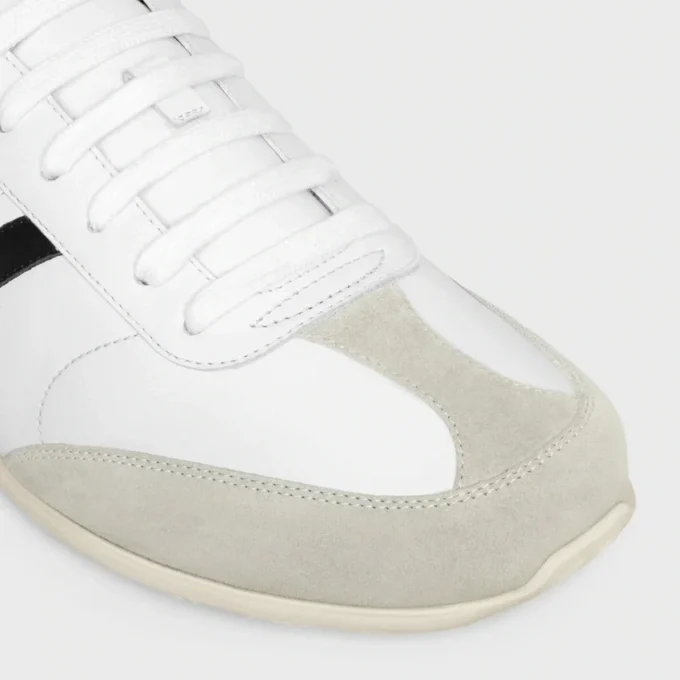 Zapatillas bajas con cordones CELINE Jogger en piel de becerro y ante Zapatillas bajas con cordones CELINE Jogger en piel de becerro y ante
