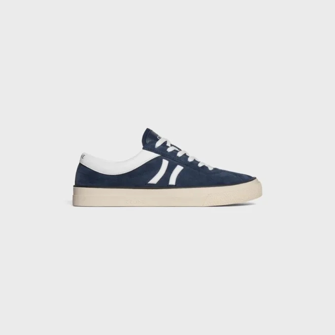 Zapatillas bajas con cordones CELINE Sunset en piel de becerro y ante Zapatillas bajas con cordones CELINE Sunset en piel de becerro y ante