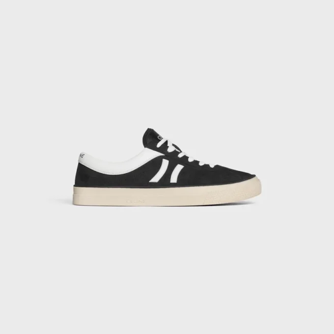 Zapatillas bajas con cordones CELINE Sunset en piel de becerro y ante Zapatillas bajas con cordones CELINE Sunset en piel de becerro y ante