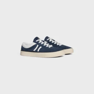 Zapatillas bajas con cordones CELINE Sunset en piel de becerro y ante