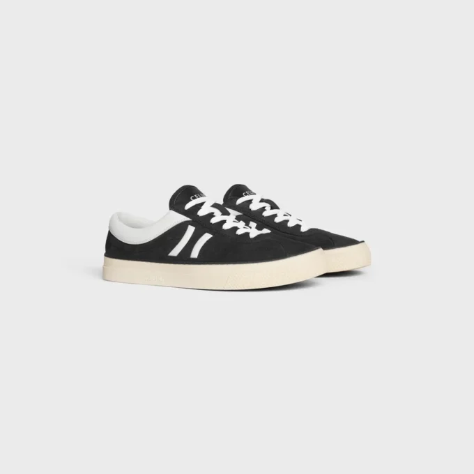 Zapatillas bajas con cordones CELINE Sunset en piel de becerro y ante Zapatillas bajas con cordones CELINE Sunset en piel de becerro y ante