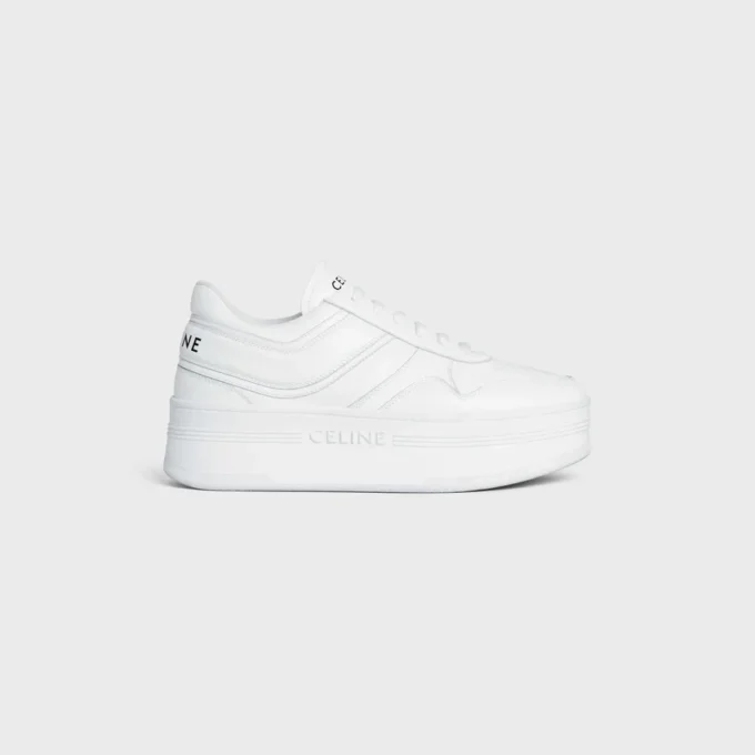 Zapatillas Block con suela de cuña en piel de becerro Zapatillas Block con suela de cuña en piel de becerro